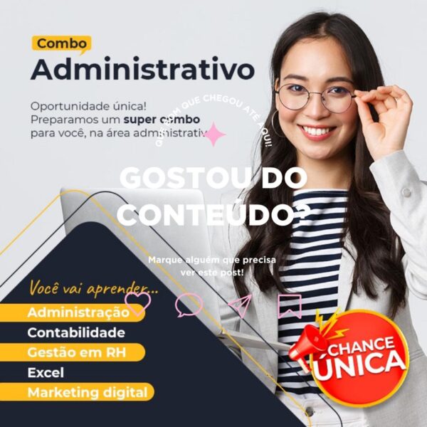 Combo Cursos Administrativos